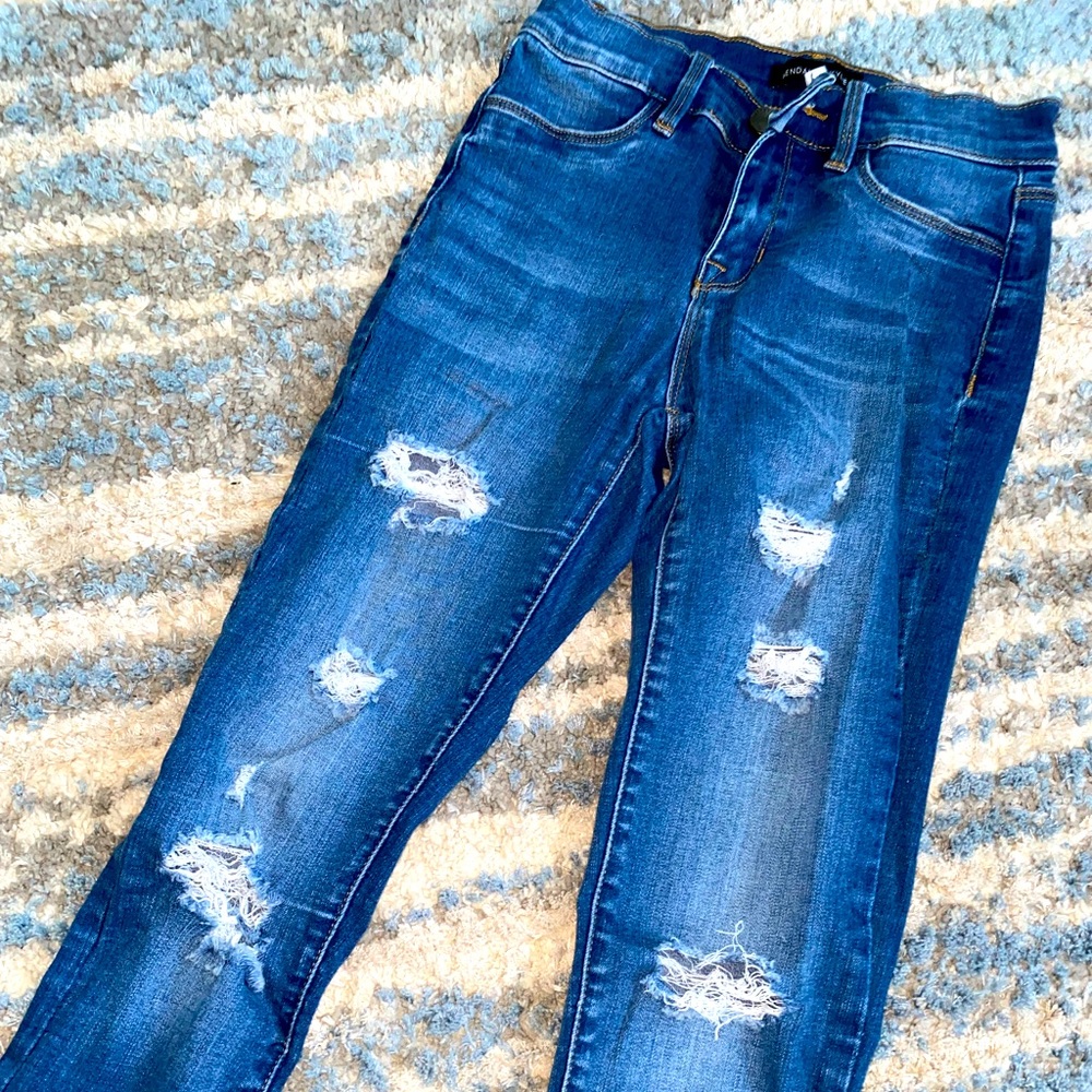 Crop Jean with Zipper Detail